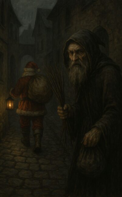 Père Fouettard or “Father Whipper”