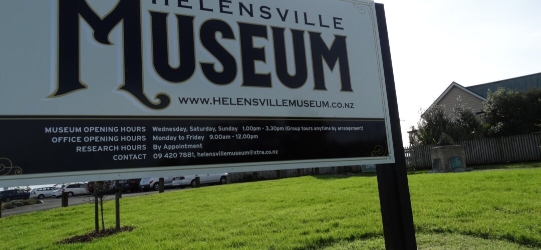 Helensville Museum – Exploratory first session