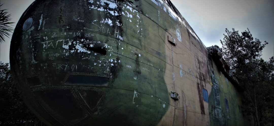 Derelict Bristol 170 Freighter plane – Awhitu