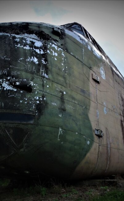 Derelict Bristol 170 Freighter plane – Awhitu