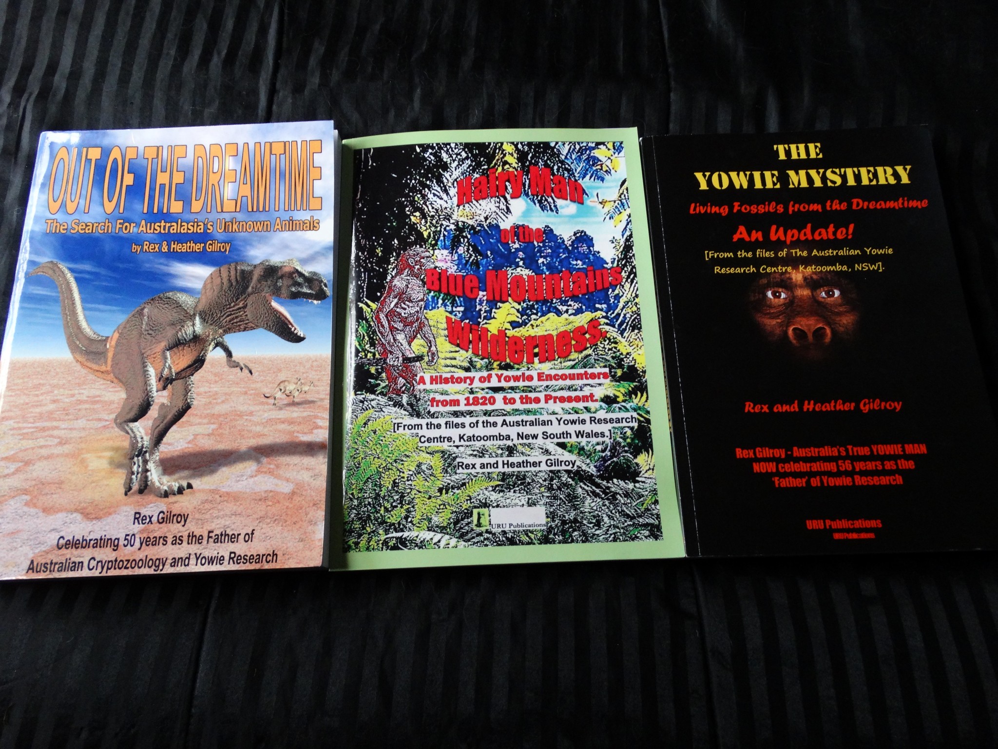 Books by Rex Gilroy. Recommended reading on Yowie Research
