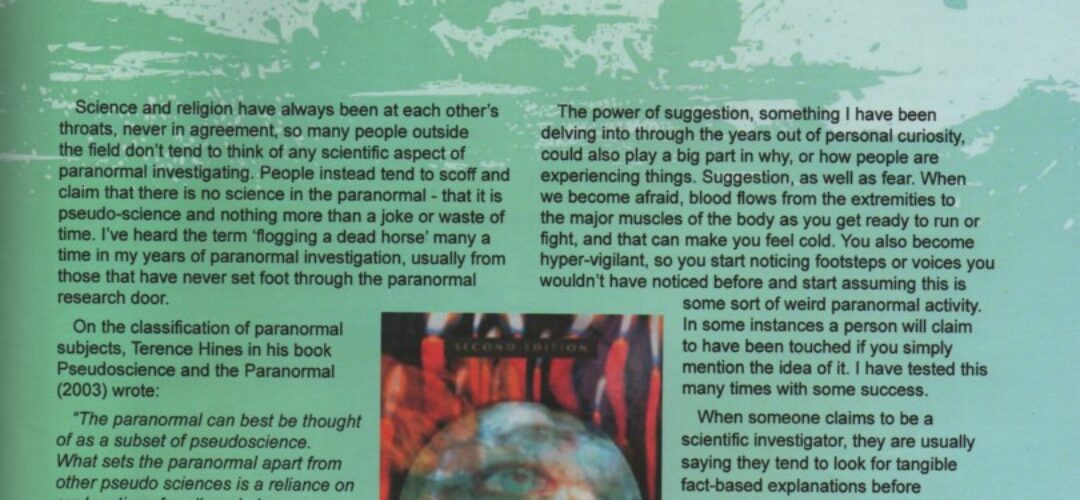 Article in ASSAP’s Seriously Strange Magazine by Mark Wallbank