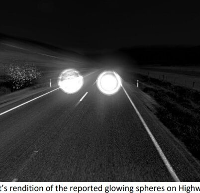 The Glowing Orbs on Highway 8 – Alexandra