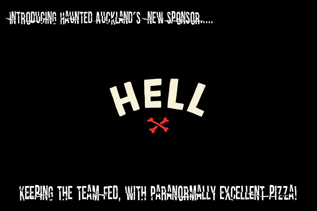 Hell Pizza Haunted Auckland's new sponsor Paranormal NZ
