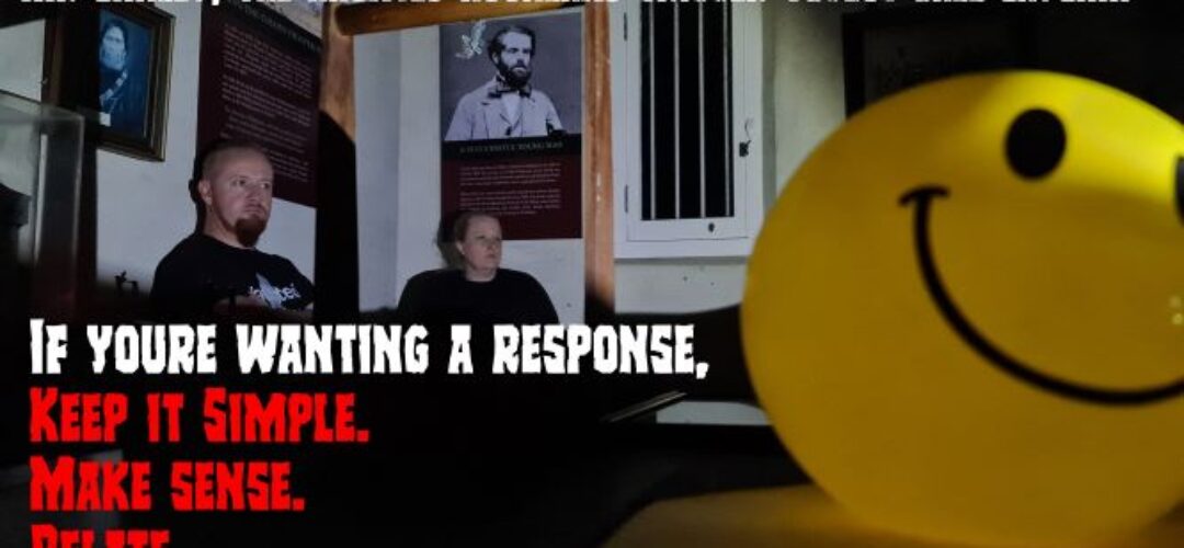 EVP / Communication tips: Keep it Simple. Make Sense.